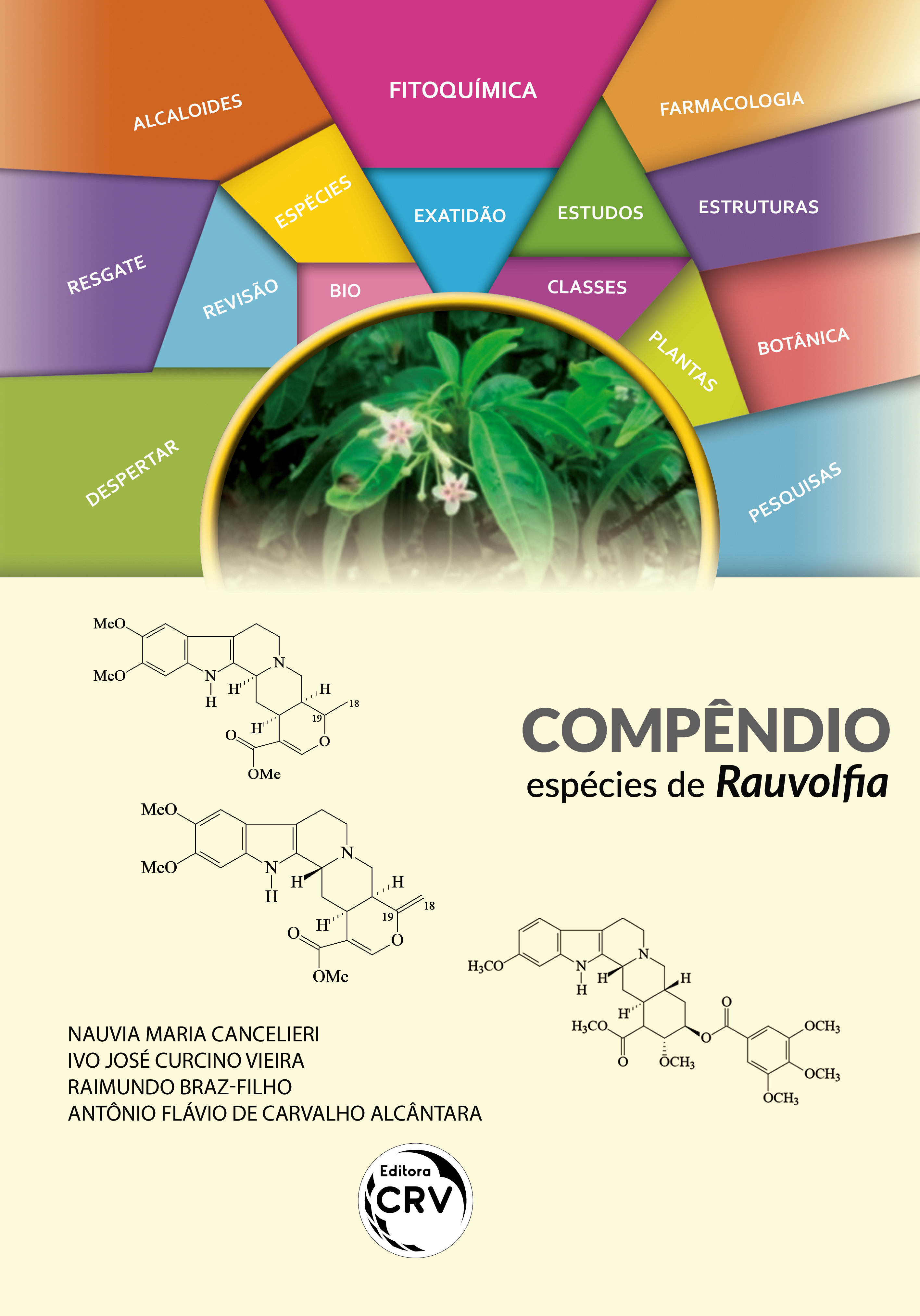 Capa do livro: Compêndio:<br> espécies de Rauvolfia