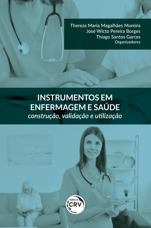 Capa do livro: INSTRUMENTOS EM ENFERMAGEM E SAÚDE: <br> construção, validação e utilização