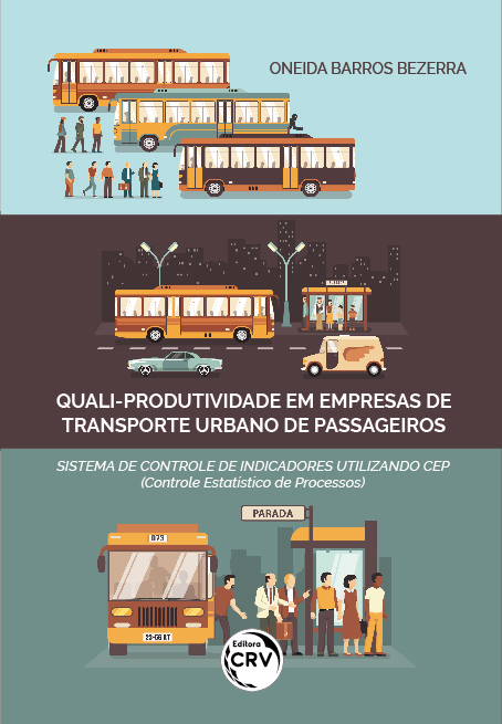 Capa do livro: QUALI-PRODUTIVIDADE EM EMPRESAS DE TRANSPORTE URBANO DE PASSAGEIROS: <br>sistema de controle de indicadores utilizando CEP (Controle Estatístico de Processos)