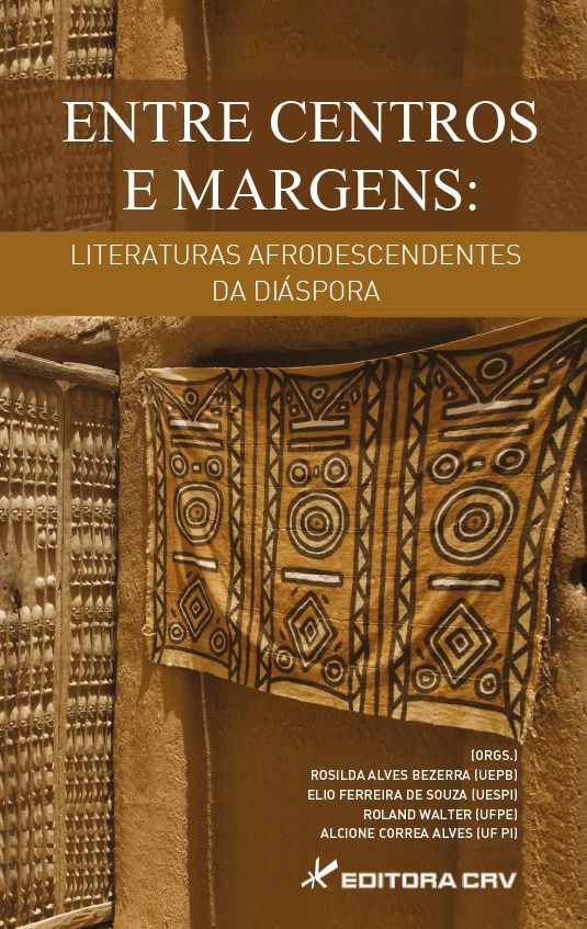 Capa do livro: ENTRE CENTROS E MARGENS:<br>literaturas afrodescendentes da diáspora