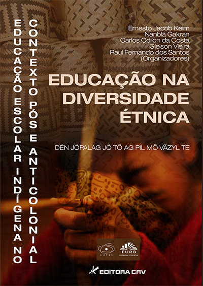 Capa do livro: EDUCAÇÃO NA DIVERSIDADE ÉTNICA:<BR> educação escolar indígena no contexto pós e anticolonial