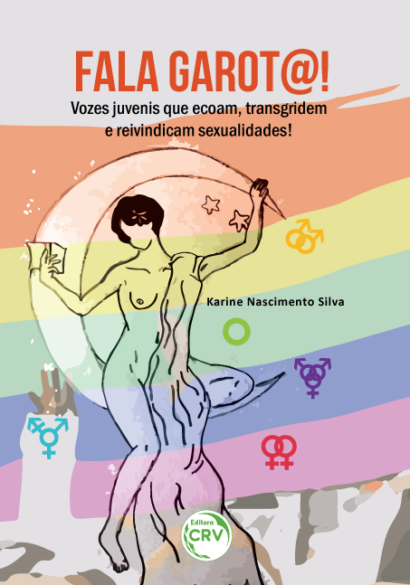 Capa do livro: FALA GAROT@! VOZES JUVENIS QUE ECOAM, TRANSGRIDEM E REIVINDICAM SEXUALIDADES!