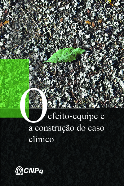 Capa do livro: O EFEITO-EQUIPE E A CONSTRUÇÃO DO CASO CLÍNICO