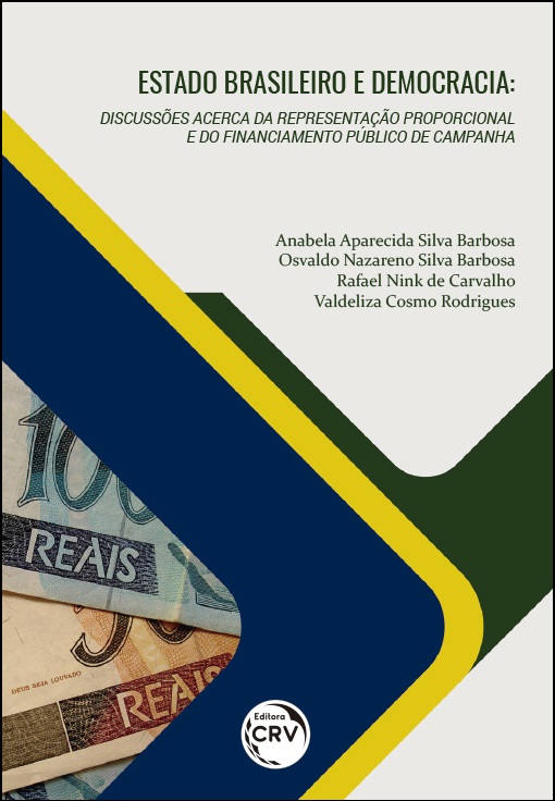 Capa do livro: ESTADO BRASILEIRO E DEMOCRACIA:<br>discussões acerca da representação proporcional e do financiamento público de campanha