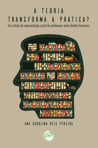 Capa do livro: A TEORIA TRANSFORMA A PRÁTICA?:<br>um estudo da representação social de professores sobre direitos humanos