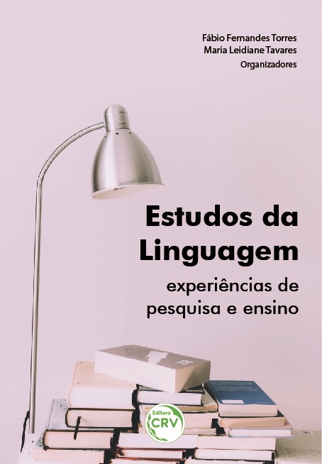 Capa do livro: ESTUDOS DA LINGUAGEM:<br> experiências de pesquisa e ensino