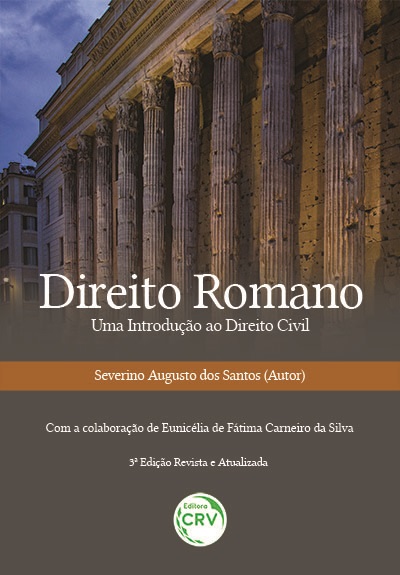 Capa do livro: DIREITO ROMANO UMA INTRODUÇÃO AO DIREITO CIVIL