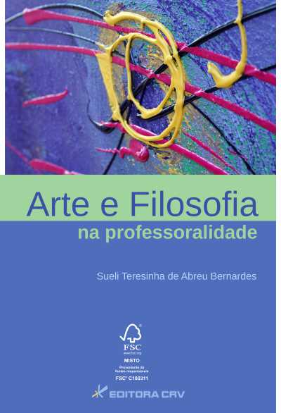 Capa do livro: ARTE E FILOSOFIA NA PROFESSORALIDADE