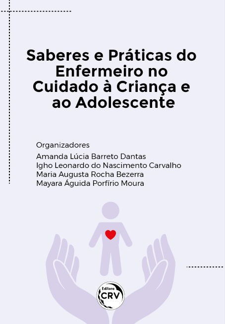 Capa do livro: SABERES E PRÁTICAS DO ENFERMEIRO NO CUIDADO À CRIANÇA E AO ADOLESCENTE