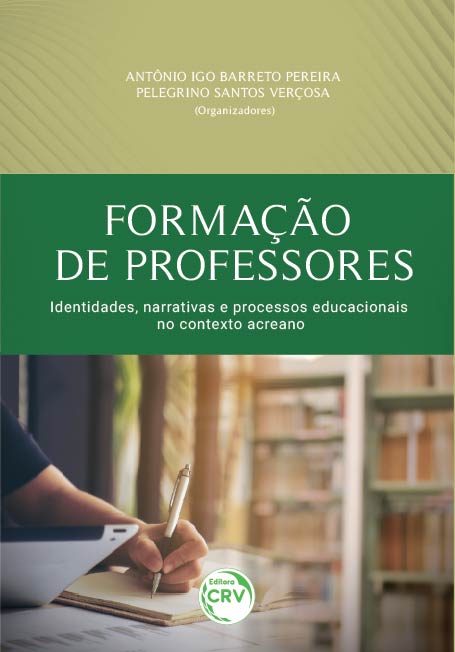 Capa do livro: FORMAÇÃO DE PROFESSORES:<br>identidades narrativas e processos educacionais no contexto acreano