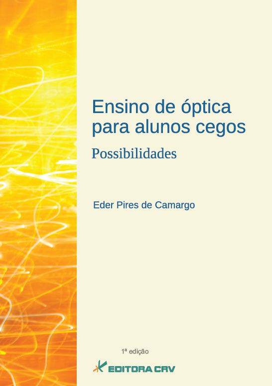 Capa do livro: ENSINO DE ÓPTICA PARA ALUNOS CEGOS<BR>Possibilidades