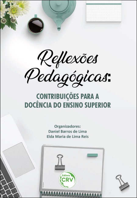 Capa do livro: REFLEXÕES PEDAGÓGICAS: <br>contribuições para a docência do Ensino Superior