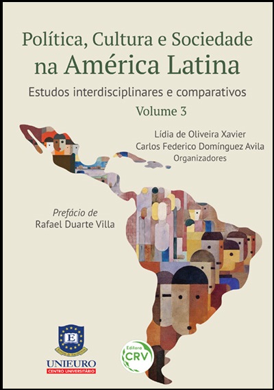 Capa do livro: POLÍTICA, CULTURA E SOCIEDADE NA AMÉRICA LATINA:<br>estudos interdisciplinares e comparativos<br>Volume 3