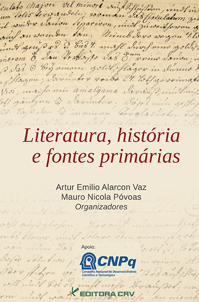 Capa do livro: LITERATURA, HISTÓRIA E FONTES PRIMÁRIAS