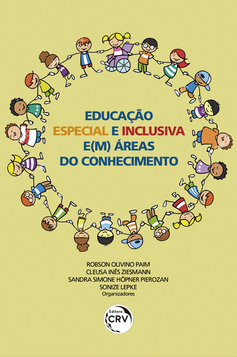 Capa do livro: EDUCAÇÃO ESPECIAL E INCLUSIVA E(M) ÁREAS DO CONHECIMENTO