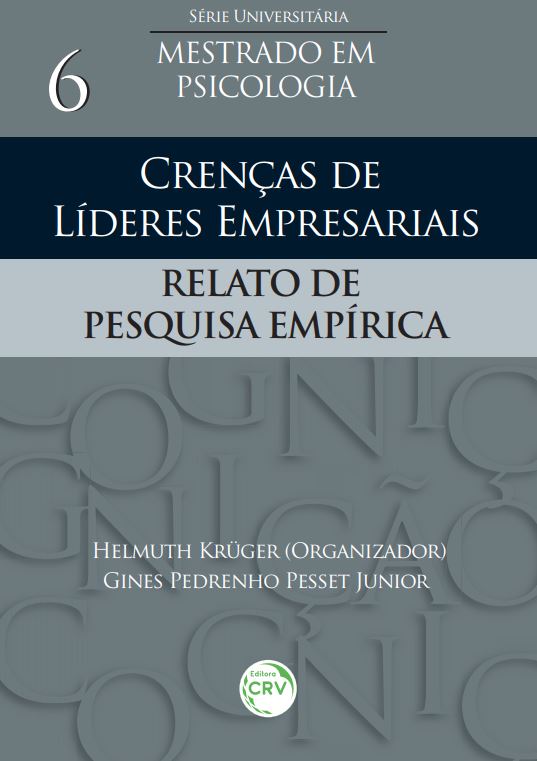 Capa do livro: CRENÇAS DE LÍDERES EMPRESARIAIS 6 <br> relato de pesquisa empírica