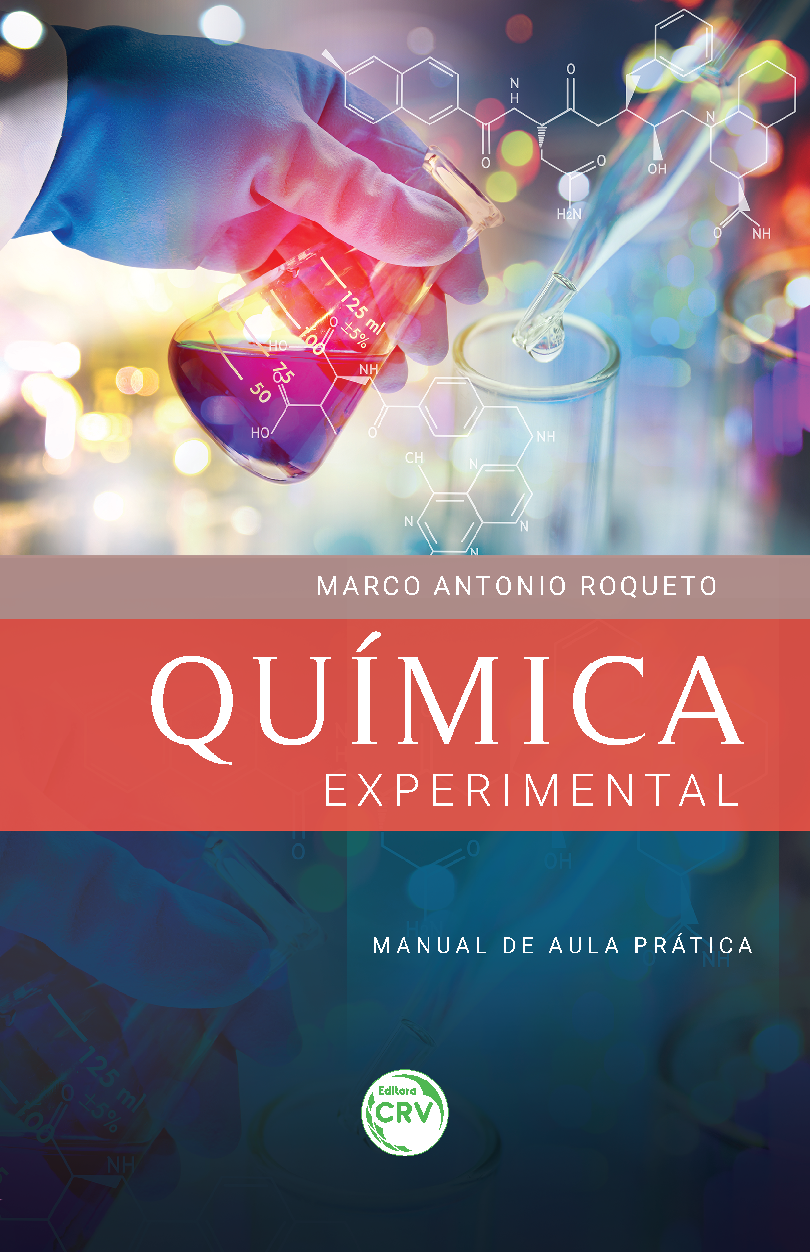 Capa do livro: QUÍMICA EXPERIMENTAL – MANUAL DE AULA PRÁTICA