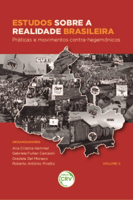 Capa do livro: ESTUDOS SOBRE A REALIDADE BRASILEIRA:<br> práticas e movimentos contra-hegemônicos <br> <br>Coleção Estudos sobre Educação e Realidade Brasileira - Volume 2