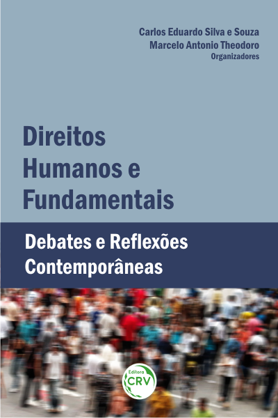 Capa do livro: DIREITOS HUMANOS E FUNDAMENTAIS:<br> debates e reﬂexões contemporâneas