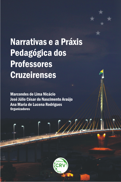 Capa do livro: NARRATIVAS E A PRÁXIS PEDAGÓGICA DOS PROFESSORES CRUZEIRENSES