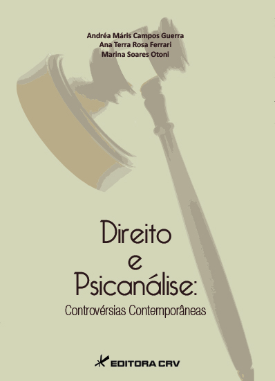 Capa do livro: DIREITO E PSICANÁLISE:<br>controvérsias contemporâneas