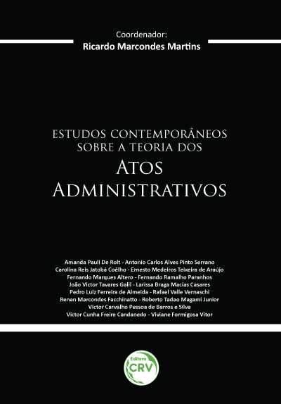 Capa do livro: ESTUDOS CONTEMPORÂNEOS SOBRE A TEORIA DOS ATOS ADMINISTRATIVOS