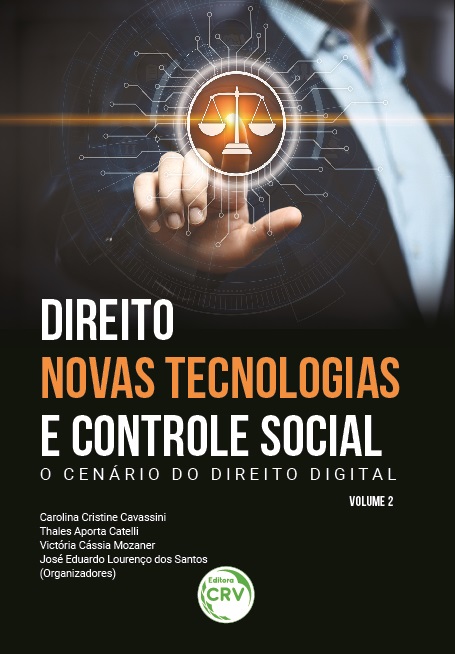 Capa do livro: DIREITO, NOVAS TECNOLOGIAS E CONTROLE SOCIAL: <br>o cenário do direito digital <br><br>Coleção Direito, novas tecnologias e controle social - Volume 2