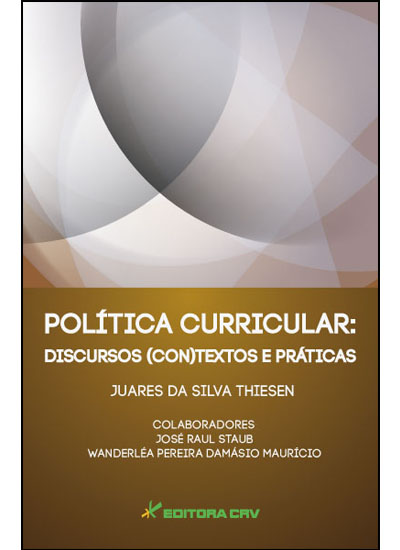 Capa do livro: POLÍTICA CURRICULAR:<br>discursos, (con)textos e práticas