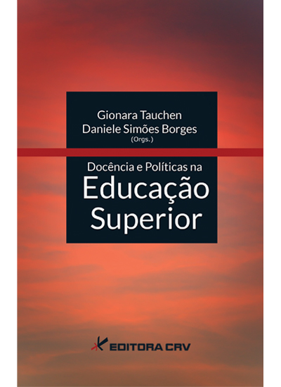 Capa do livro: DOCÊNCIA E POLÍTICAS NA EDUCAÇÃO SUPERIOR