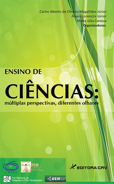 Capa do livro: ENSINO DE CIÊNCIAS:<BR> múltiplas perspectivas, diferentes olhares