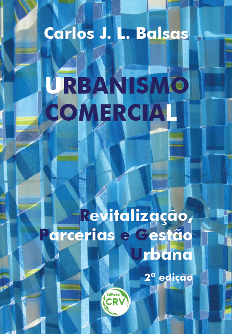 Capa do livro: URBANISMO COMERCIAL – REVITALIZAÇÃO, PARCERIAS E GESTÃO URBANA<br> 2ª edição