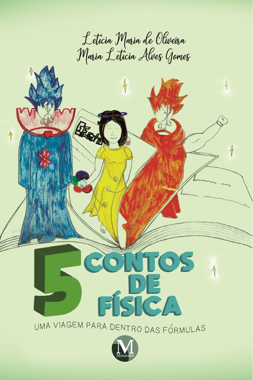 Capa do livro: 5 CONTOS DE FÍSICA:<br> uma viagem para dentro das fórmulas