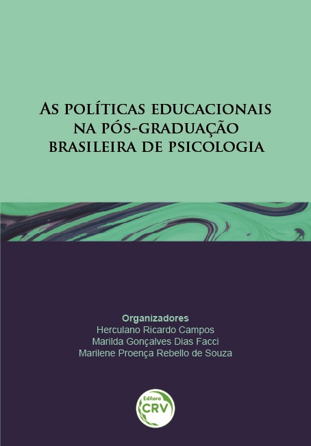 Capa do livro: AS POLÍTICAS EDUCACIONAIS NA PÓS-GRADUAÇÃO BRASILEIRA DE PSICOLOGIA