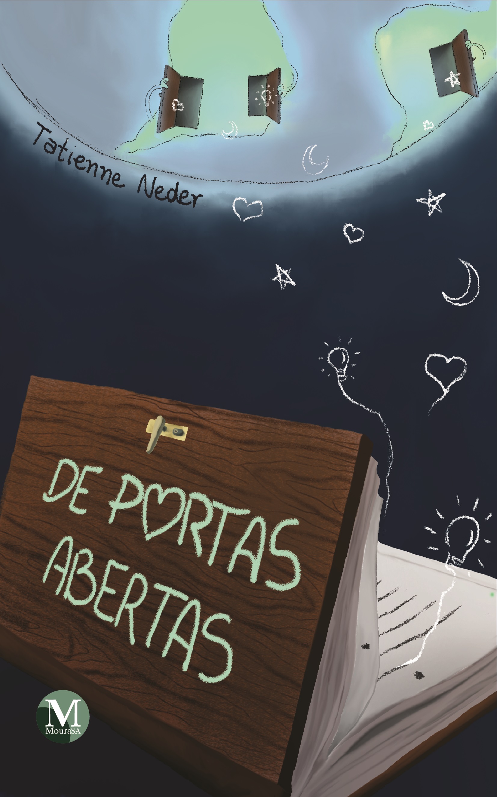 Capa do livro: DE P♥RTAS ABERTAS