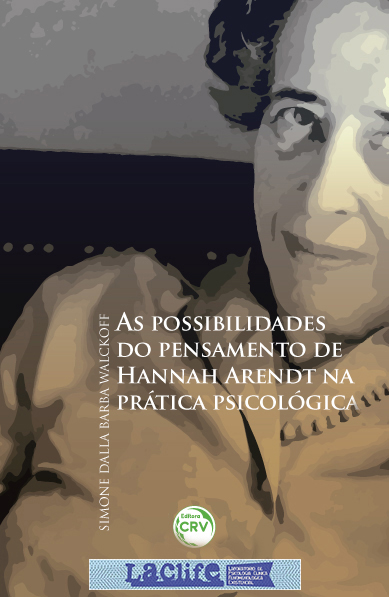 Capa do livro: AS POSSIBILIDADES DO PENSAMENTO DE HANNAH ARENDT NA PRÁTICA PSICOLÓGICA