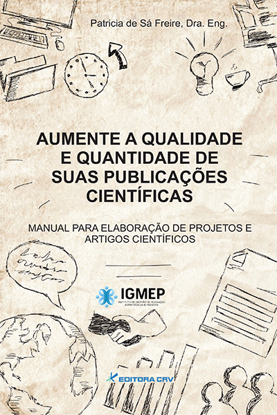 Capa do livro: AUMENTE A QUALIDADE E QUANTIDADE DE SUAS PUBLICAÇÕES CIENTÍFICAS