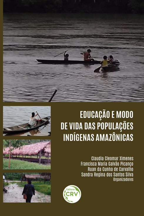 Capa do livro: EDUCAÇÃO E MODO DE VIDA DAS POPULAÇÕES INDÍGENAS AMAZÔNICAS