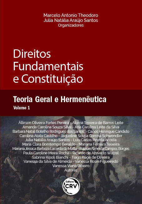 Capa do livro: DIREITOS FUNDAMENTAIS E CONSTITUIÇÃO: <br> Teoria Geral e Hermenêutica <br> Volume 1