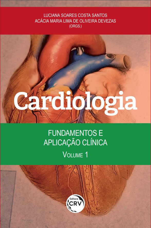 Capa do livro: CARDIOLOGIA – FUNDAMENTOS E APLICAÇÃO CLÍNICA<br>Volume 1