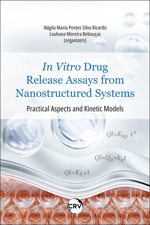 Capa do livro: In vitro drug release assays from nanostructured systems: <Br>Practical Aspects and Kinetic Models