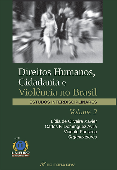 Capa do livro: DIREITOS HUMANOS, CIDADANIA E VIOLÊNCIA NO BRASIL:<br>estudos interdisciplinares - Volume 2