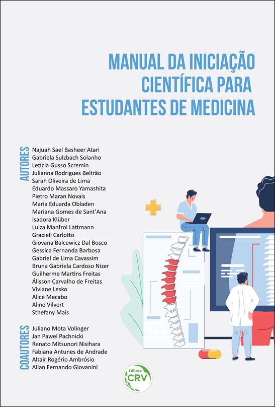 Capa do livro: MANUAL DA INICIAÇÃO CIENTÍFICA PARA ESTUDANTES DE MEDICINA