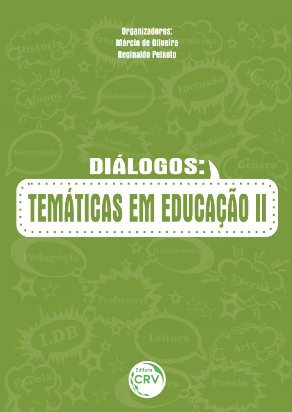 Capa do livro: DIÁLOGOS:<br>temáticas em educação II