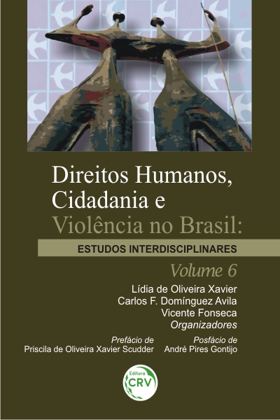 Capa do livro: DIREITOS HUMANOS, CIDADANIA E VIOLÊNCIA NO BRASIL: <br>estudos interdisciplinares <br>Volume 6