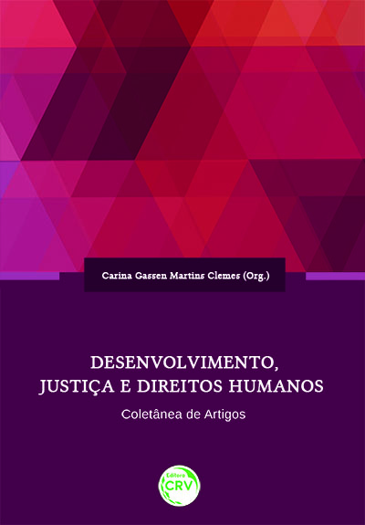 Capa do livro: DESENVOLVIMENTO, JUSTIÇA E DIREITOS HUMANOS<br>COLETÂNEA DE ARTIGOS