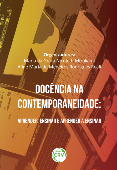 Capa do livro: DOCÊNCIA NA CONTEMPORANEIDADE: <br>aprender, ensinar e aprender a ensinar