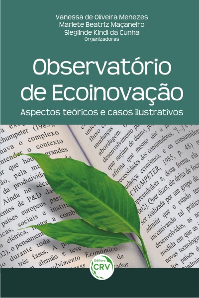 Capa do livro: OBSERVATÓRIO DE ECOINOVAÇÃO:<br> aspectos teóricos e casos ilustrativos