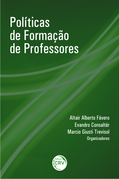 Capa do livro: POLÍTICAS DE FORMAÇÃO DE PROFESSORES