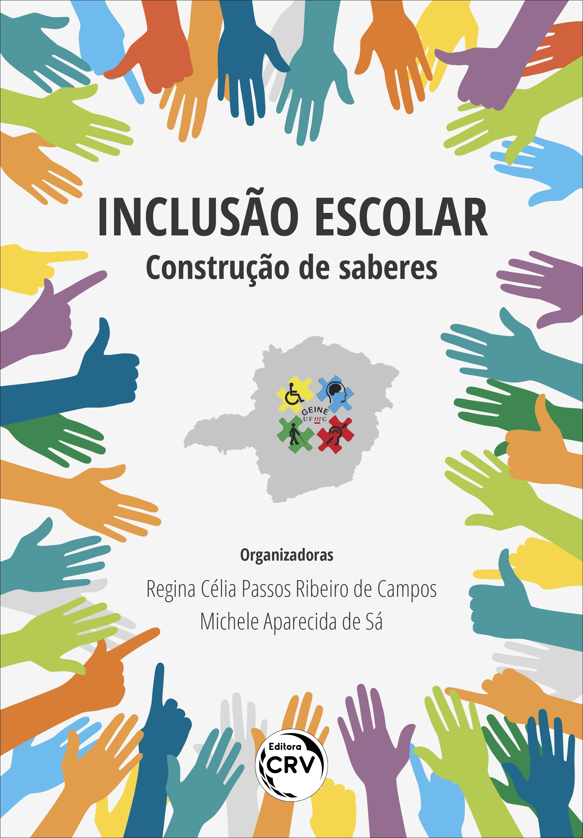 Capa do livro: INCLUSÃO ESCOLAR:<br> construção de saberes