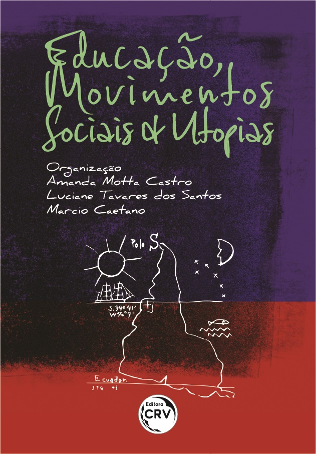 Capa do livro: EDUCAÇÃO, MOVIMENTOS SOCIAIS E UTOPIAS